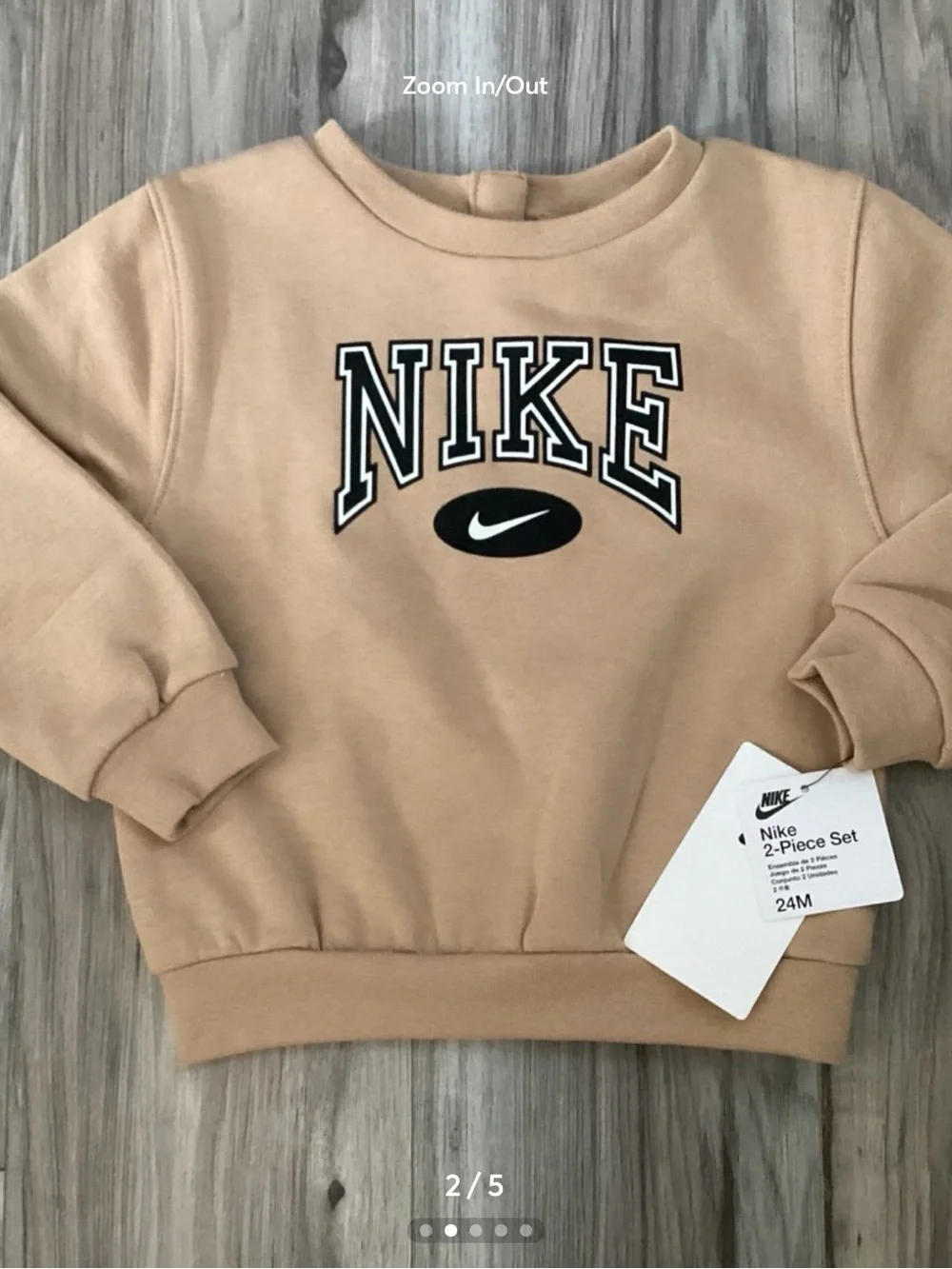 Nike Sweatshirt & Jogger Set boys size 24 months(NWT) ~FIRM, NO OFFERS~ - Picture 2 of 5